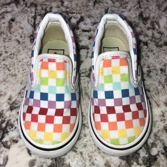 rainbow vans size 6